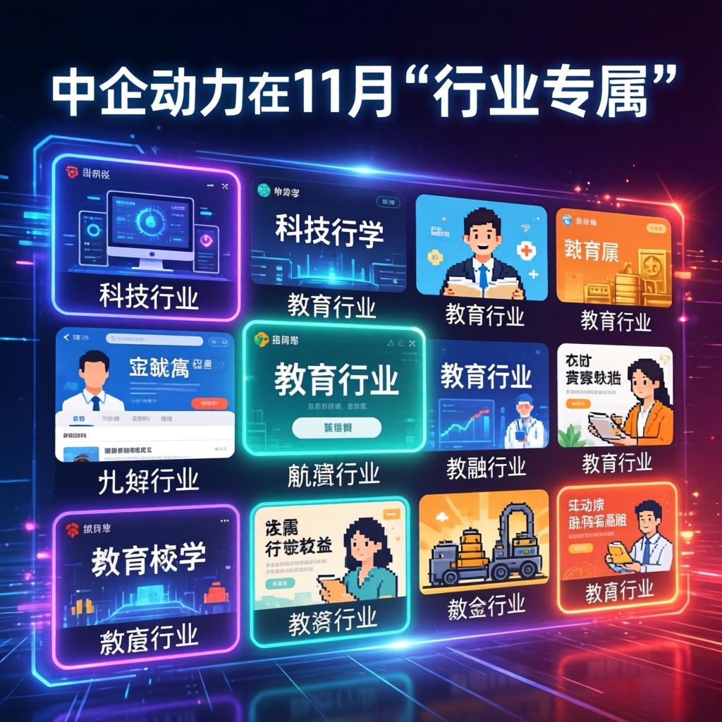 中企动力11月「行业化」成果揭晓！千行百业网站上线榜单来袭~