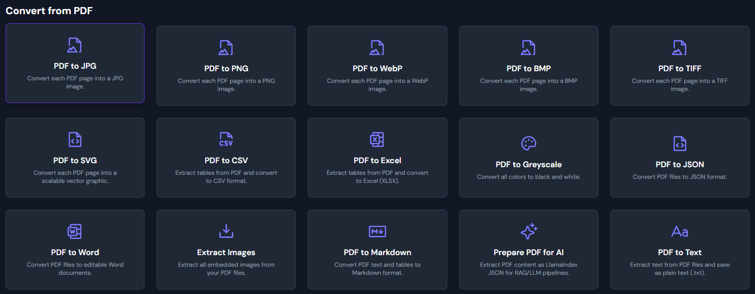 告别付费套路!一款开源免费的 PDF 处理工具箱!(图6) 告别付费套路!一款开源免费的 PDF 处理工具箱!(图6)