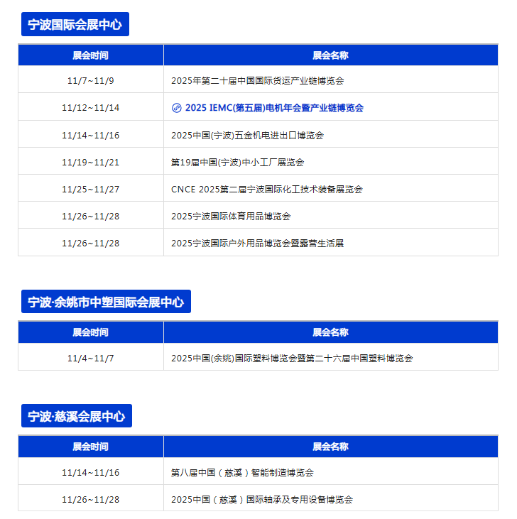 11月全国展会排期表：270+场展会覆盖全国各大城市！点击一目了然→(图15)