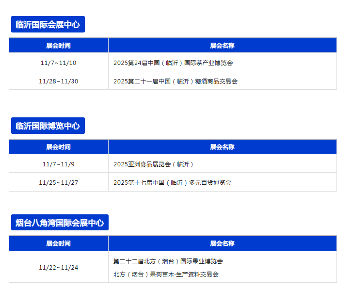 11月全国展会排期表：270+场展会覆盖全国各大城市！点击一目了然→(图21)