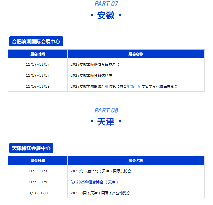 11月全国展会排期表：270+场展会覆盖全国各大城市！点击一目了然→(图22)