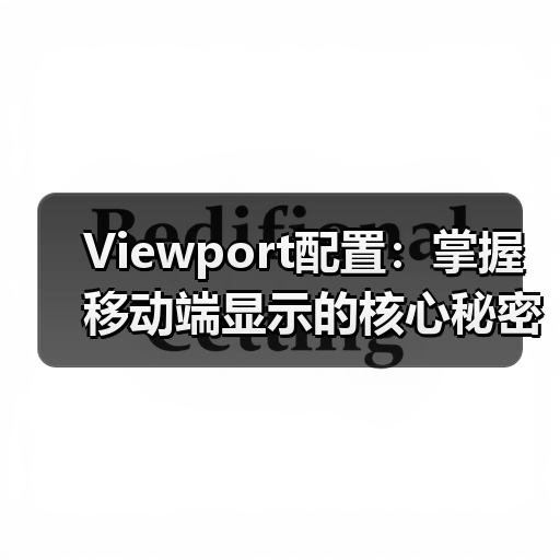 Viewport配置:掌握移动端显示的核心秘密,避开缩放控制误区(图3) Viewport配置:掌握移动端显示的核心秘密,避开缩放控制误区(图3)
