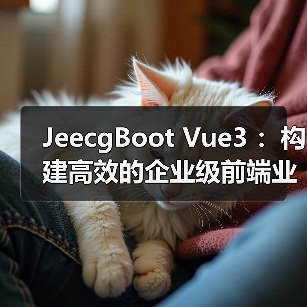 JeecgBoot Vue3 ：构建高效的企业级前端业务模块
