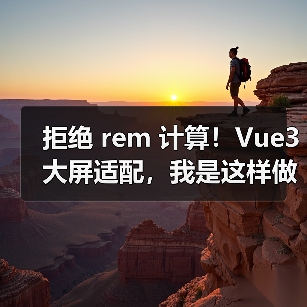 拒绝 rem 计算！Vue3 大屏适配，我是这样做的