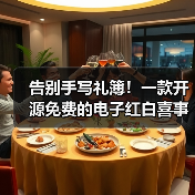 告别手写礼簿!一款开源免费的电子红白喜事礼簿系统!(图3) 告别手写礼簿!一款开源免费的电子红白喜事礼簿系统!(图3)