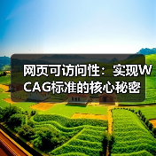 网页可访问性：实现WCAG标准的核心秘密
