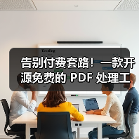 告别付费套路！一款开源免费的 PDF 处理工具箱！