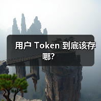 用户 Token 到底该存哪?(图4) 用户 Token 到底该存哪?(图4)