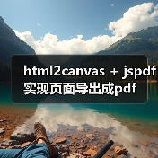 html2canvas + jspdf实现页面导出成pdf