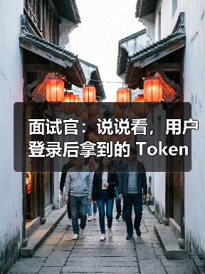 面试官：说说看，用户登录后拿到的 Token，你应该怎么存？存哪里？（图3）
