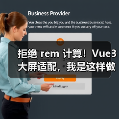 拒绝 rem 计算!Vue3 大屏适配,我是这样做的(图1) 拒绝 rem 计算!Vue3 大屏适配,我是这样做的(图1)