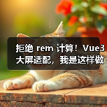 拒绝 rem 计算!Vue3 大屏适配,我是这样做的(图3) 拒绝 rem 计算!Vue3 大屏适配,我是这样做的(图3)