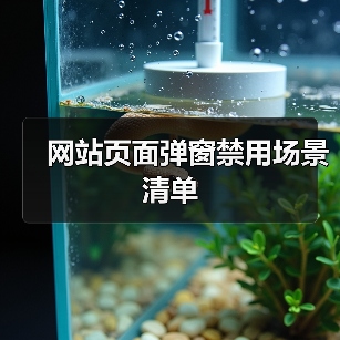 网站页面弹窗禁用场景清单(图2) 网站页面弹窗禁用场景清单(图2)