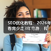 SEO优化教程：2026年看完少走3年弯路，我交了学费才明白（图4）