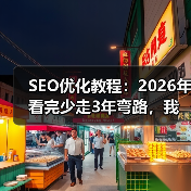 SEO优化教程：2026年看完少走3年弯路，我交了学费才明白（图3）