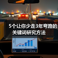 5个让你少走3年弯路的关键词研究方法(图1) 5个让你少走3年弯路的关键词研究方法(图1)