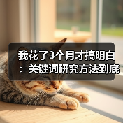我花了3个月才搞明白:关键词研究方法到底该怎么做?(图3) 我花了3个月才搞明白:关键词研究方法到底该怎么做?(图3)