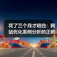 花了三个月才明白:网站优化案例分析的正确做法(图3) 花了三个月才明白:网站优化案例分析的正确做法(图3)