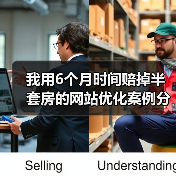 我用6个月时间赔掉半套房的网站优化案例分析