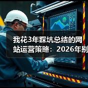 我花3年踩坑总结的网站运营策略:2026年别再犯这5个错(图2) 我花3年踩坑总结的网站运营策略:2026年别再犯这5个错(图2)
