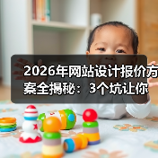 2026年网站设计报价方案全揭秘：3个坑让你多花2万冤枉钱（图2）