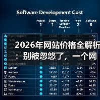 2026年网站价格全解析:别被忽悠了,一个网站到底该花多少钱?(图4) 2026年网站价格全解析:别被忽悠了,一个网站到底该花多少钱?(图4)
