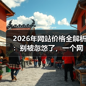 2026年网站价格全解析:别被忽悠了,一个网站到底该花多少钱?(图3) 2026年网站价格全解析:别被忽悠了,一个网站到底该花多少钱?(图3)