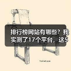 排行榜网站有哪些?我实测了17个平台,这5个最好用(图3) 排行榜网站有哪些?我实测了17个平台,这5个最好用(图3)
