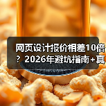 网页设计报价相差10倍?2026年避坑指南+真实成本拆解(图1) 网页设计报价相差10倍?2026年避坑指南+真实成本拆解(图1)