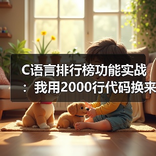 C语言排行榜功能实战:我用2000行代码换来的5个血泪教训(图2) C语言排行榜功能实战:我用2000行代码换来的5个血泪教训(图2)
