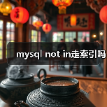 mysql not in走索引吗（图2）