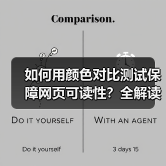 如何用颜色对比测试保障网页可读性？全解读WCAG标准中的实战技巧