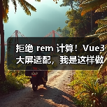 拒绝 rem 计算!Vue3 大屏适配,我是这样做的(图4) 拒绝 rem 计算!Vue3 大屏适配,我是这样做的(图4)