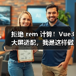 拒绝 rem 计算!Vue3 大屏适配,我是这样做的(图3) 拒绝 rem 计算!Vue3 大屏适配,我是这样做的(图3)