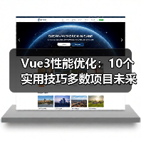 Vue3性能优化：10个实用技巧多数项目未采用
