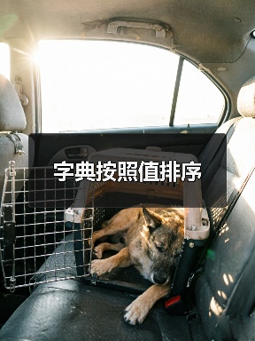 字典按照值排序(图1) 字典按照值排序(图1)