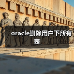 oracle删除用户下所有表（图3）