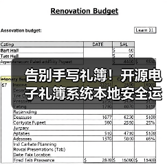 告别手写礼簿!开源电子礼簿系统本地安全运行(图3) 告别手写礼簿!开源电子礼簿系统本地安全运行(图3)