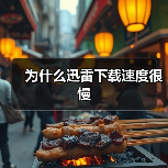 为什么迅雷下载速度很慢(图1) 为什么迅雷下载速度很慢(图1)