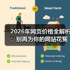 2026年网页价格全解析:别再为你的网站花冤枉钱了(图2) 2026年网页价格全解析:别再为你的网站花冤枉钱了(图2)