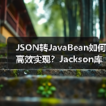 JSON转JavaBean如何高效实现？Jackson库实战教程