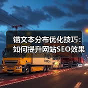 锚文本分布优化技巧：如何提升网站SEO效果？