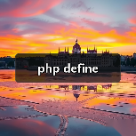 php define
