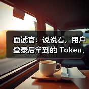 面试官:说说看,用户登录后拿到的 Token,你应该怎么存?存哪里?(图1) 面试官:说说看,用户登录后拿到的 Token,你应该怎么存?存哪里?(图1)