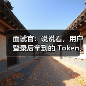 面试官:说说看,用户登录后拿到的 Token,你应该怎么存?存哪里?(图4) 面试官:说说看,用户登录后拿到的 Token,你应该怎么存?存哪里?(图4)