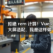 拒绝 rem 计算!Vue3 大屏适配,我是这样做的(图3) 拒绝 rem 计算!Vue3 大屏适配,我是这样做的(图3)