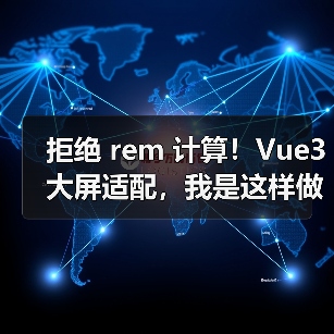 拒绝 rem 计算!Vue3 大屏适配,我是这样做的(图1) 拒绝 rem 计算!Vue3 大屏适配,我是这样做的(图1)