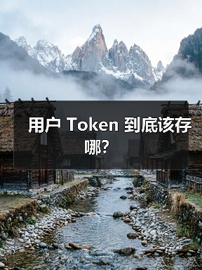 用户 Token 到底该存哪?(图3) 用户 Token 到底该存哪?(图3)