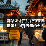 网站设计真的能带来流量吗?提升流量的五大关键要素(图1) 网站设计真的能带来流量吗?提升流量的五大关键要素(图1)