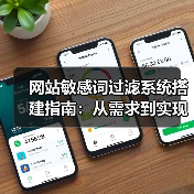 网站敏感词过滤系统搭建指南:从需求到实现的完整教程(图3) 网站敏感词过滤系统搭建指南:从需求到实现的完整教程(图3)
